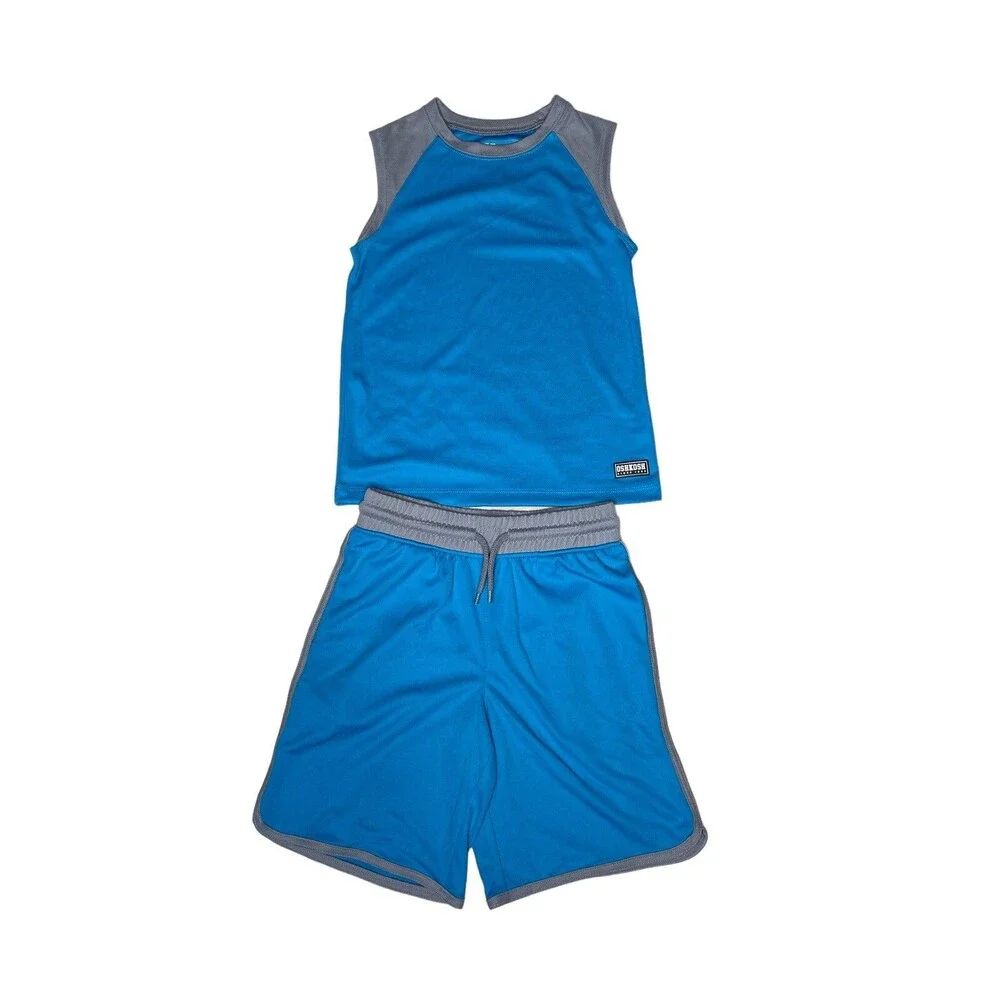 Osh Kosh B'Gosh Youth Boys Size 6/6A Two Piece‎ Shirt Shorts Active Wear C01